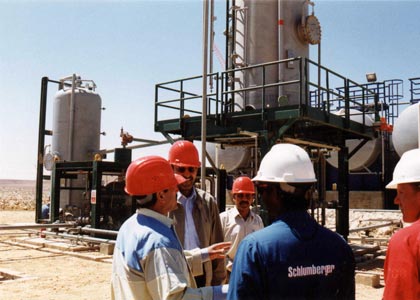 Total-Schlumberger, Aftuf Oil facilities, Griffin Energy